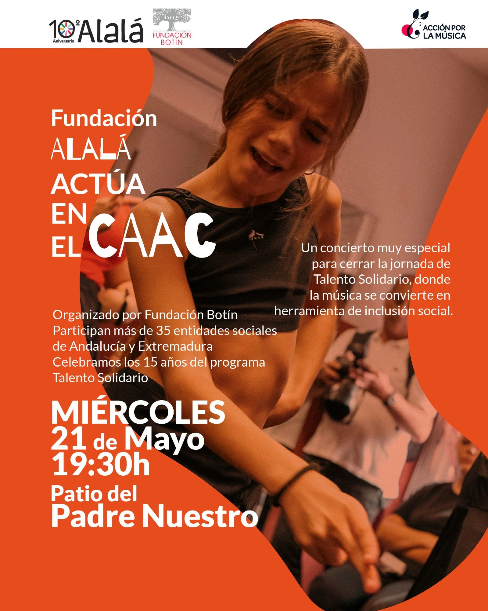 Cartel del concierto de Alalá
