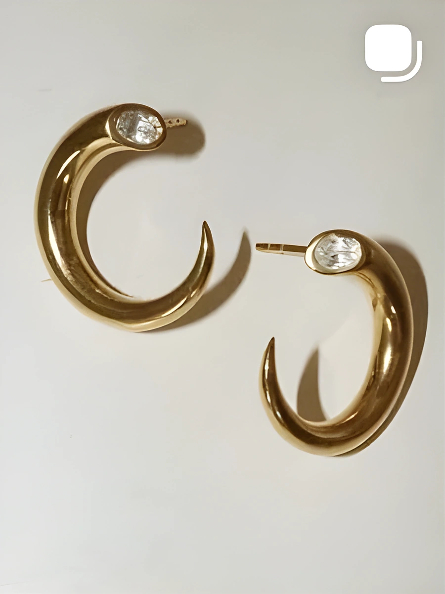Pendientes de oro